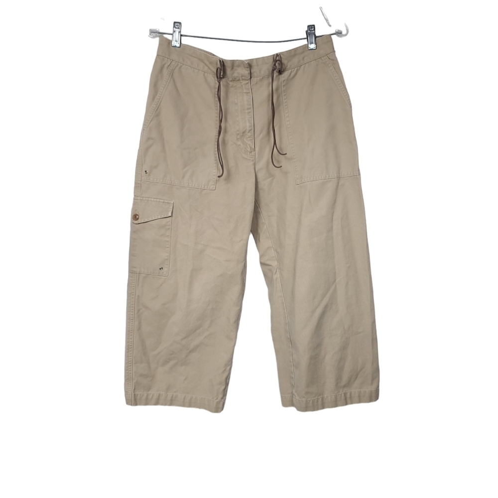 Lauren Ralph Lauren Cropped Khaki Pants 8